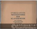 Unbekannte Meisterwerke der Klaviermusik von Händel, Telemann und Ph. E. Bach (= Bärenreiter-Ausgabe 296).
