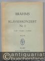 Klavierkonzert Nr. 1 d-Moll Op. 15 (= Edition Peters Nr. 3657). Taschenpartitur.