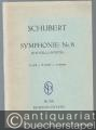 Symphonie Nr. 8 (Unvollendete) h moll (= Edition Peters, Nr. 514). Studienpartitur.