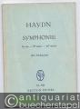 Symphonie Es-Dur - Eb major - mib majeur (Der Schulmeister) (= Edition Peters, Nr. 540). Studienpartitur.