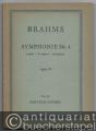 Symphonie Nr. 4 e-Moll Op. 98 (= Edition Peters, Nr. 524). Studienpartitur.