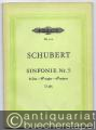 Sinfonie Nr. 5 B-Dur (D 485) (= Edition Peters, Nr. 512). Taschenpartitur.