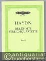Ausgewählte Streichquartette. Band II: Nr. 7-12 (aus Op. 74 und 76) (= Edition Peters Nr. 1026b). Taschenpartitur.