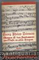 Singen ist das Fundament zur Music in allen Dingen. Eine Dokumentensammlung (= Reclams Universal-Bibliothek, Band 845).