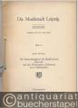 Die Konzerttätigkeit des Musikvereins "Euterpe" und des Winderstein-Orchesters im 19. Jahrhundert (= Die Musikstadt Leipzig. Arbeitsberichte, Heft 4).