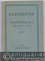 Symphonie Nr. 2 D-Dur Op. 36 (= Edition Peters Nr. 502). Taschenpartitur.