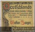 Deutschlands schönste festlich-feierliche Gesänge für Klavier oder Harmonium allein oder mit 1- 2- 3stimmigem Gesang oder Violinchor, bearbeitet von Gustav Zanger, Op. 73 (= Edition Bratfisch, No. 46). Ausgabe für Klavier oder Harmonium.