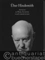 Über Hindemith. Aufsätze zu Werk, Ästhetik und Interpretation.
