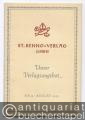 St. Benno-Verlag GmbH. Unser Verlagsangebot: Nr. 9, August 1955.