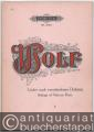 Lieder nach verschiedenen Dichtern für eine Singstimme und Klavier, Band II (= Edition Peters, Nr. 3154).