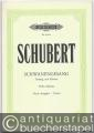 Schwanengesang für Gesang und Klavier (= Edition Peters, Nr. 8302a). Gesang und Klavier (hohe Stimme).