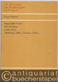 Ausgewählte Lieder nach Gedichten von / Selected Songs on Poems by / Lieder choisis sur des poemes de Matthisson, Hölty, Claudius und Schiller (= Bärenreiter 19301). Originallage.