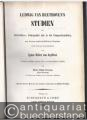 Musik (Bücher/Noten) » Musikwissenschaft - Ludwig van Beethoven's Studien im Generalbass, Contrapunkt und in der Compositionslehre aus dessen handschriftlichem Nachlass.
