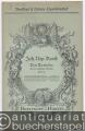 Drei Tierlieder für vier ungleiche Stimmen, Werk 36 (= Breitkopf & Härtels Chorbibliothek, Nr. 2901, 2902 u. 2903) [3 Hefte, vollständig].