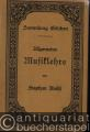 Allgemeine Musiklehre (= Sammlung Göschen, Nr. 220).