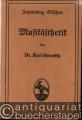 Musikästhetik (= Sammlung Göschen, Nr. 344).