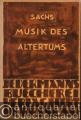 Musik des Altertums (= Jedermanns Bücherei. Abteilung Musik).