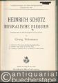 Musikalische Exequien (= Veröffentlichungen der Neuen Bachgesellschaft, Jahrgang XXIX, Heft 1). Partitur.
