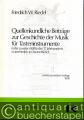 Quellenkundliche Beiträge zur Geschichte der Musik für Tasteninstrumente in der zweiten Hälfte des 17. Jahrhunderts (= Musikwissenschaftliche Schriften, Bd. 22).