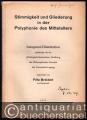 Stimmigkeit und Gliederung in der Polyphonie des Mittelalters.