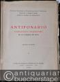 Antifonario Visigotico Mozarabe de la Catedral de Leon (= Monumenta Hispaniae Sacra, Serie Liturgica: Vol. V, 2. Facsimiles Musicales, I).