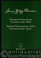 Georg Philipp Telemann. Thematisch-Systematisches Verzeichnis seiner Werke. Instrumentalwerke, Band 1 (= Georg Philipp Telemann. Musikalische Werke. Supplement).