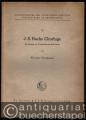 J. S. Bachs Chorfuge. Ein Beitrag zur Kompositionstechnik Bachs (= Schriftenreihe des staatlichen Instituts für deutsche Musikforschung, Bd. 4).