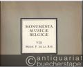 Missae P. de la Rue (= Monumenta Musicae Belgicae, VIII: Drie Missen van Pierre de la Rue).