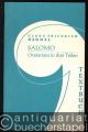 Salomo. Oratorium in drei Teilen. Textbuch.