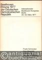 Das Allegretto scherzando aus der 8. Sinfonie von Beethoven (= Beethoven Ehrung 1977 der DDR. Internationaler Beethoven-Kongress Berlin, 20.-23. März 1977).