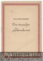 Von deutscher Lebenskunst (= Münchner Lesebogen, Nr. 18).