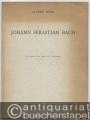 Johann Sebastian Bach (= Sonderdruck aus: La Musica, Bd. 1, Teil 1).