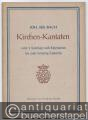 Joh. Seb. Bach. Kirchen-Kantaten. Vom 1. Sonntag nach Epiphanias bis zum Sonntag Estomihi [Heft VI].