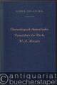 Chronologisch-thematisches Verzeichnis sämtlicher Tonwerke Wolfgang Amadé Mozarts nebst Angabe der verlorengegangen, angefangenen, übertragenen, zweifelhaften und unterschobenen Kompositionen.