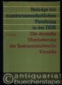 Die deutsche Überlieferung der Instrumentalwerke Vivaldis (= Beiträge zur musikwissenschaftlichen Forschung in der DDR, Band 2).