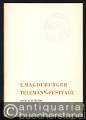 2. Magdeburger Telemann-Festtage vom 22. bis 25. Mai 1965.