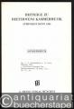 Wirkungen Beethovens in der Kammermusik (Sonderdruck aus: Beiträge zu Beethovens Kammermusik. Symposion Bonn 1984).