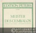 Johann Pachelbel. Ausgewählte Werke für Cembalo (= Meister des Cembalos / Masters of the Cembalo / Les Maitres du Clavecin II. Edition Peters, Nr. 4407b).