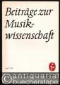 Beiträge zur Musikwissenschaft, Heft 1, 1987.