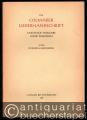 Die Colmarer Liederhandschrift. Faksimile-Ausgabe ihrer Melodien (= Summa Musicae Medii Aevi, Bd. XVIII, Facsimilia V).