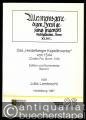 Musik (Bücher/Noten) » Musikwissenschaft - Das "Heidelberger Kapellinventar" von 1544 (Codex Pal. Germ. 318). Edition und Kommentar, Bd. I und II (= Heidelberger Bibliotheksschriften, Nr. 26).