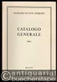 Catalogo Generale. Catalogo di musica strumentale, da camera, corale, orchestrale e operistica.