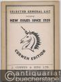 Selected General List including New Issues since 1939.