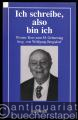 Ich schreibe, also bin ich. Werner Ross zum 85. Geburtstag.