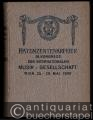 Haydnzentenarfeier. III. Kongress der Internationalen Musik-Gesellschaft. Wien 25.-29. Mai 1909.