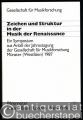 Zeichen und Struktur in der Musik der Renaissance. Ein Symposium aus Anlaß der Jahrestagung der Gesellschaft für Musikforschung Münster (Westfalen) 1987 (= Musikwissenschaftliche Arbeiten, Nr. 28).