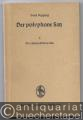 Der polyphone Satz. I: Der cantus-firmus-Satz (= Sammlung Göschen, Band 1148).