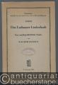 Das Lochamer Liederbuch. Eine musikgeschichtliche Studie (= Sammlung musikwissenschaftlicher Einzeldarstellungen, 18. Heft).