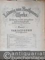 Musik (Bücher/Noten) » Noten/Partituren - Ludwig van Beethoven´s Werke. Vollständige kritisch durchgesehene überall berechtigte Ausgabe. Serie 17. Variationen für das Pianoforte.