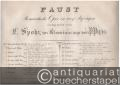 Duett: Folg´ dem Freunde mit Vertrauen / Segui, o cara, i passi miei (= Faust. Romantische Oper in zwey Aufzügen componirt von L. Spohr, im Klavierauszuge von P. Pixis, No. 3).
